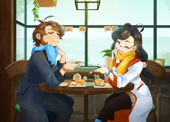 welcome to cafe ephemera ---- project illustration