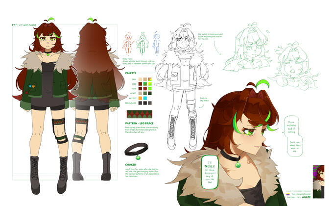 agate ---- personal project sheet
